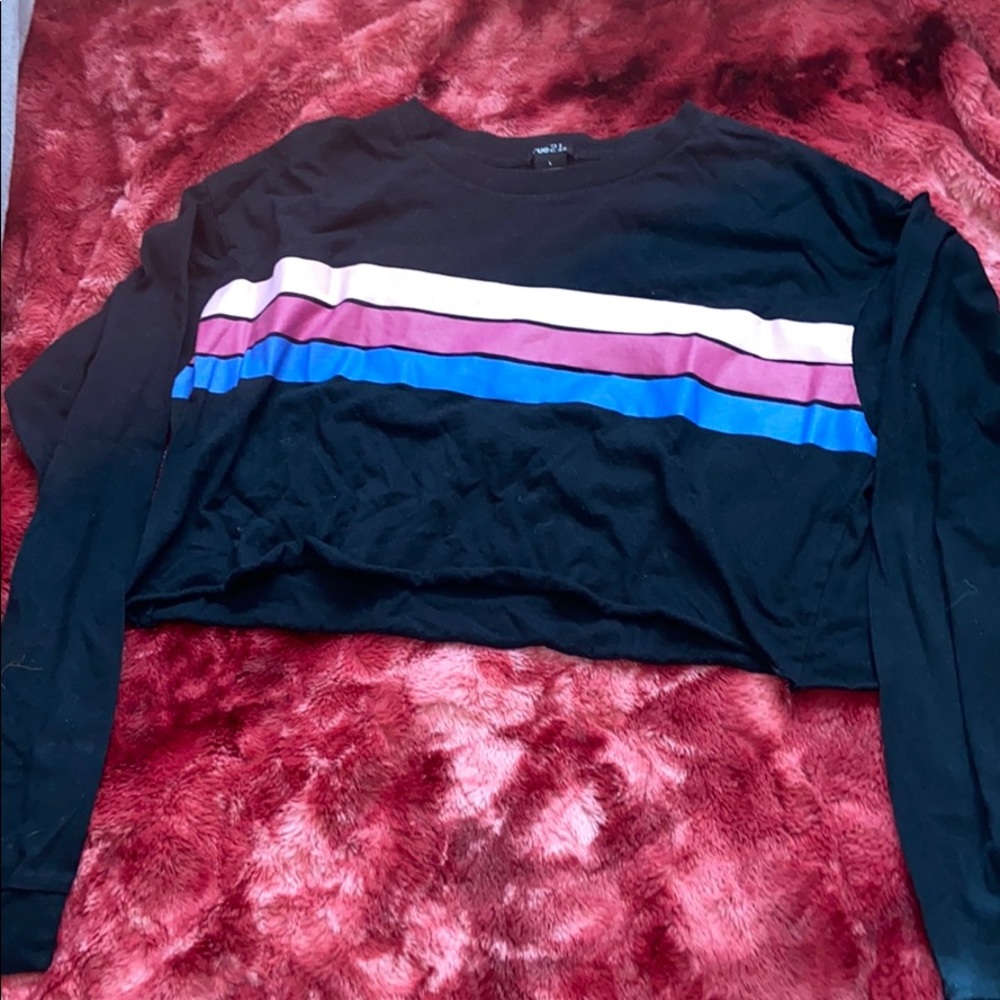 Black crop top